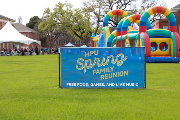 HPU Spring Family Reunion festivities included a 5K run/walk, an Outdoor Vendor Market, live music, food and games.