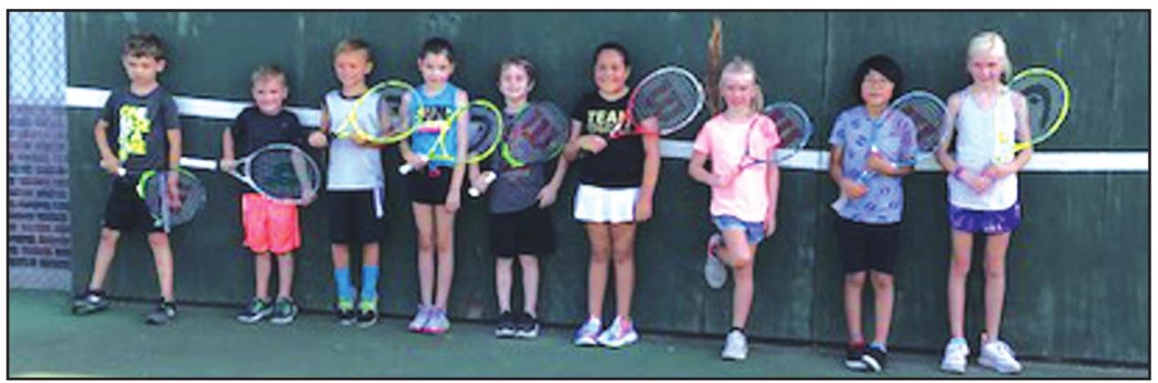 1-4th Grade SS Tennis Campers