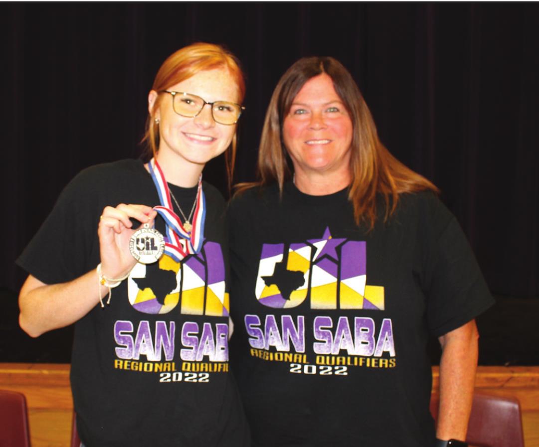 Three SSHS students headed to STATE after medaling at Regional UIL