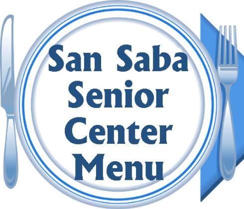 San Saba Senior Center Menu